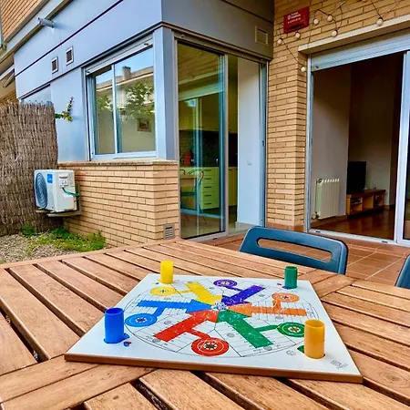 Апартаменты Evh127 Bajo Con Terraza Y Piscina Comunitaria