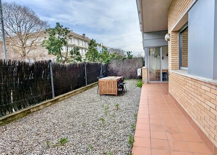 Апартаменты Evh127 Bajo Con Terraza Y Piscina Comunitaria Тосса-де-Мар