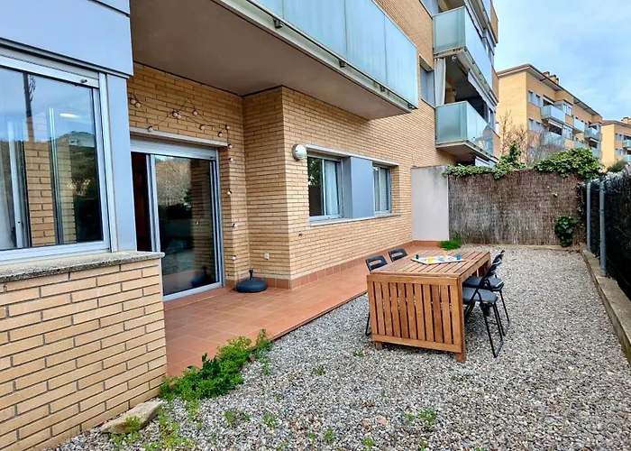 Evh127 Bajo Con Terraza Y Piscina Comunitaria * Tossa de Mar