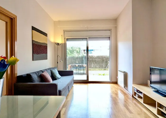 Evh127 Bajo Con Terraza Y Piscina Comunitaria Апартаменты *