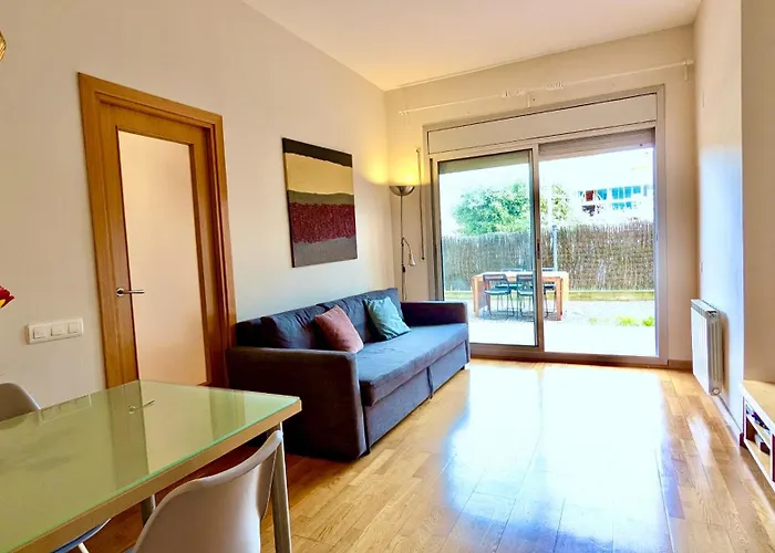 Апартаменты Evh127 Bajo Con Terraza Y Piscina Comunitaria *